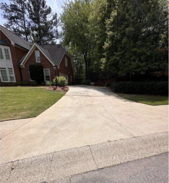 Driveway Cleaning after